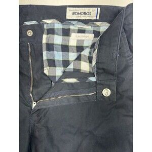 Bonobos Pant Mens 34x34 Blue Cotton Chino Straight Slim Business Preppy Stretch